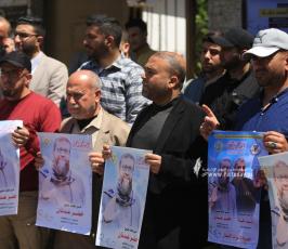 خيمة التضامن مع الشيخ خضر عدنان وسط مدينة غزة تواصل فعالياتها بحضور جماهيري واسع (15)