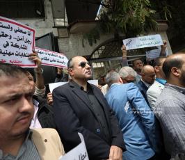 حراك الصحفيين ينظم باعتصام ضد إجراءات ضد اجراءات نقابة الصحفيين وانتخاباتها الهزيلة (35)