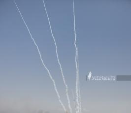 رشقات الصاروخية تجاه المدن المحتلة (15)