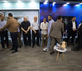 بيت عزاء الحاج خليل البهتينى فى قناة القدس اليوم (22)