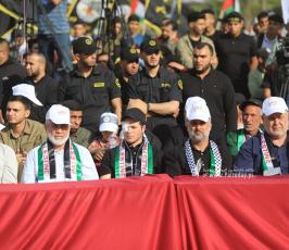 القوى والفصائل الفلسطينية تشارك في مهرجان ثأر الأحرار الذي نظمته حركة الجهاد الاسلامي بغزة (9)