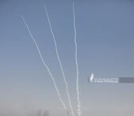 رشقات الصاروخية تجاه المدن المحتلة (14)