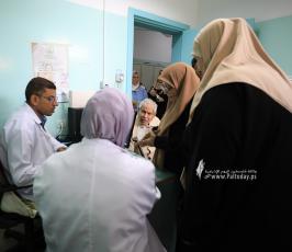 بدء تطعيم حجاج قطاع غزة في المراكز الصحية (5)