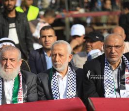 القوى والفصائل الفلسطينية تشارك في مهرجان ثأر الأحرار الذي نظمته حركة الجهاد الاسلامي بغزة (17)