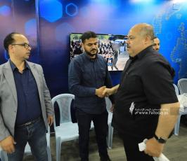 بيت عزاء الحاج خليل البهتينى فى قناة القدس اليوم (5)