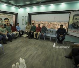 بيت عزاء الحاج خليل البهتينى فى قناة القدس اليوم (12)