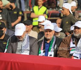 القوى والفصائل الفلسطينية تشارك في مهرجان ثأر الأحرار الذي نظمته حركة الجهاد الاسلامي بغزة (13)