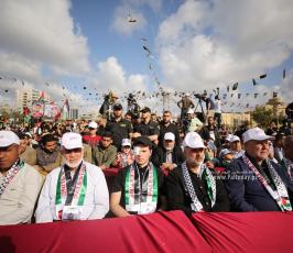 القوى والفصائل الفلسطينية تشارك في مهرجان ثأر الأحرار الذي نظمته حركة الجهاد الاسلامي بغزة (23)