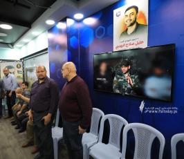 بيت عزاء الحاج خليل البهتينى فى قناة القدس اليوم (41)
