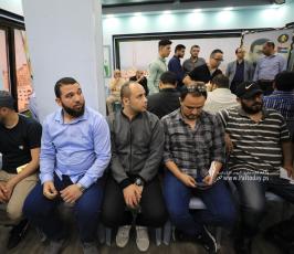 بيت عزاء الحاج خليل البهتينى فى قناة القدس اليوم (36)