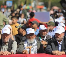 القوى والفصائل الفلسطينية تشارك في مهرجان ثأر الأحرار الذي نظمته حركة الجهاد الاسلامي بغزة (3)