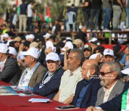 القوى والفصائل الفلسطينية تشارك في مهرجان ثأر الأحرار الذي نظمته حركة الجهاد الاسلامي بغزة (15)
