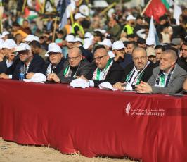 القوى والفصائل الفلسطينية تشارك في مهرجان ثأر الأحرار الذي نظمته حركة الجهاد الاسلامي بغزة (11)