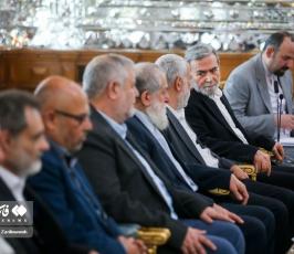  وفد حركة الجهاد الإسلامي برئاسة القائد النخالة يلتقي رئيس البرلمان الإيراني (3)