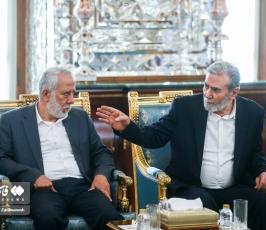  وفد حركة الجهاد الإسلامي برئاسة القائد النخالة يلتقي رئيس البرلمان الإيراني (2)