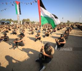 سرايا القدس تختتم مخيمات ثأر الأحرار للفتوة العسكرية اليوم في قطاع غزة (19)
