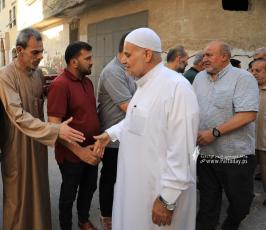 الجهاد الاسلامي وسرايا القدس بمحافظة غزة تنظم زيارة لعوائل شهداء. معركة ثأر الاحرار بمناسبة عيد الاضحي المبار (5)