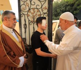 الجهاد الاسلامي وسرايا القدس بمحافظة غزة تنظم زيارة لعوائل شهداء. معركة ثأر الاحرار بمناسبة عيد الاضحي المبار (10)