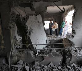 آثار هدم الاحتلال لمنزل الأسير أسامة الطويل في نابلس  (5)