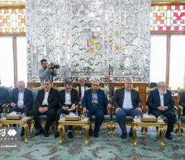  وفد حركة الجهاد الإسلامي برئاسة القائد النخالة يلتقي رئيس البرلمان الإيراني (8)