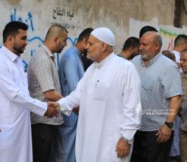 الجهاد الاسلامي وسرايا القدس بمحافظة غزة تنظم زيارة لعوائل شهداء. معركة ثأر الاحرار بمناسبة عيد الاضحي المبار (4)