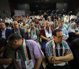 المؤتمر الوطني للصحفيين الفلسطينيين معا لنقابة تمثل الجميع (7)