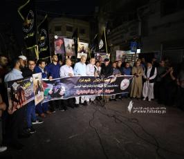  وقفـة الـدعــم والإسنــاد لأهلنـا الصامدين فـي مخيـم جـنـيـن، واعـتـزازاً بمقـاومـتـنـا وكـتـيـبـتنـا (1)