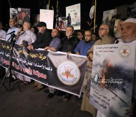  وقفـة الـدعــم والإسنــاد لأهلنـا الصامدين فـي مخيـم جـنـيـن، واعـتـزازاً بمقـاومـتـنـا وكـتـيـبـتنـا (6)