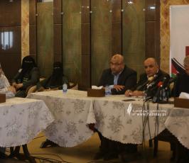 الفصائل الفلسطينية المقاطعة لاجتماع الأمناء العامين تعقد مؤتمراً صحفياً في غزة (12)