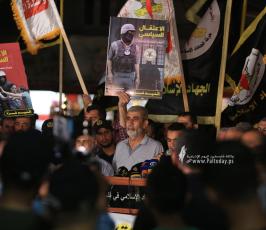  استجابةً لنداء مجاهدي سرايا القدس - كتيبة جنين..الجهاد تنظم  مسيرات غضب في كافة محافظات  (8)
