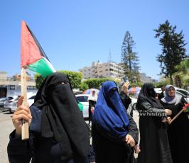 وقفة تضامن تنظمها القوى الوطنية والإسلامية في قطاع غزة نصرة لجنين ومخيمها (6)