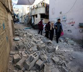 آثار العدوان الإسرائيلي على جنين (6)