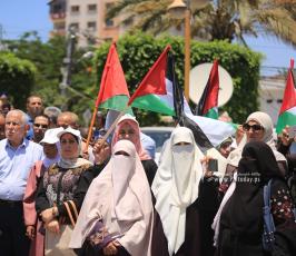 وقفة تضامن تنظمها القوى الوطنية والإسلامية في قطاع غزة نصرة لجنين ومخيمها (9)