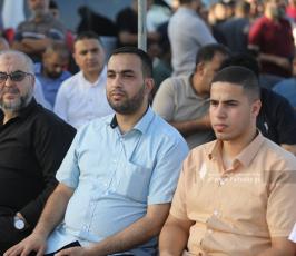 جماهير حاشدة تشارك في فعالية إحياء ذكرى إحراق الأقصى الـ54 بمخيم ملكة شرقي مدينة غزة (20)