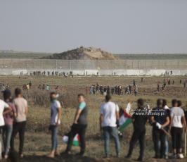 جماهير حاشدة تشارك في فعالية إحياء ذكرى إحراق الأقصى الـ54 بمخيم ملكة شرقي مدينة غزة (15)