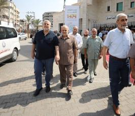 وفد من المكتب السياسى لحركة الجهاد الاسلامى فى زيادة لطلاب صفوة الحفاظ (1)