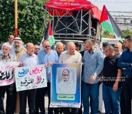 فصائل العمل الوطني والإسلامي بغزة تنظم وقفة دعم وشكر للشعب الليبي الذي خرجَ رفضاً للتطبيع ومساندة شعبنا (4)