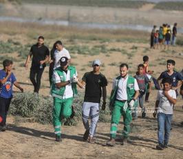 جماهير حاشدة تشارك في فعالية إحياء ذكرى إحراق الأقصى الـ54 بمخيم ملكة شرقي مدينة غزة (3)