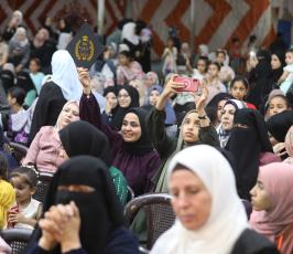 حركة الجهاد تقيم حفل تكريم أوالئل الطلبة بالثانوية العامة فوج القادة الشهداء في رفح (12)