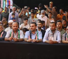 حركة الجهاد تقيم حفل تكريم أوالئل الطلبة بالثانوية العامة فوج القادة الشهداء في رفح (11)