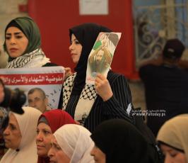 اعتصام اهالى الأسرى الأسبوعي أمام مقر الصليب الأحمر بغزة (4)