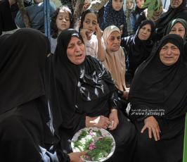 تشييع جثامين 5 شهداء ارتقوا شرق غزة أمس (15)