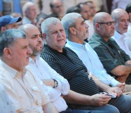الجهاد الإسلامي تنظم مهرجان أمام مقر الصليب الأحمر في الذكرى الثانية لعملية نفق جلبوع (23)