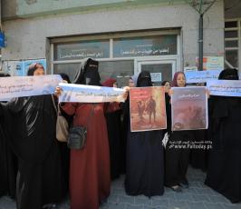 الإطار النسوي لحركـة الجهـاد الاسلامي ينظم وقفة غضب تنديداً بجريمة الاعتداء و الانتهاك التي ارتك (6)