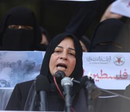 الإطار النسوي لحركـة الجهـاد الاسلامي ينظم وقفة غضب تنديداً بجريمة الاعتداء و الانتهاك التي ارتك (17)