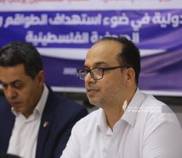 ورشة عمل بعنوان القوانين الدولية في ضوء استهداف الطواقم والمؤسسات الصحفية الفلسطينية (22)