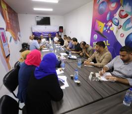 ورشة عمل بعنوان القوانين الدولية في ضوء استهداف الطواقم والمؤسسات الصحفية الفلسطينية (6)