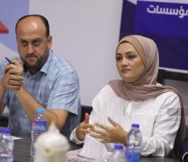 ورشة عمل بعنوان القوانين الدولية في ضوء استهداف الطواقم والمؤسسات الصحفية الفلسطينية (8)