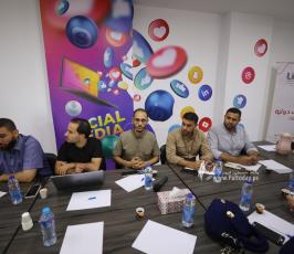 ورشة عمل بعنوان القوانين الدولية في ضوء استهداف الطواقم والمؤسسات الصحفية الفلسطينية (2)