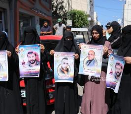 حركة الجهاد تنظم وقفة دعم وإسناد مع الأسرى المضربين عن الطعام (10)